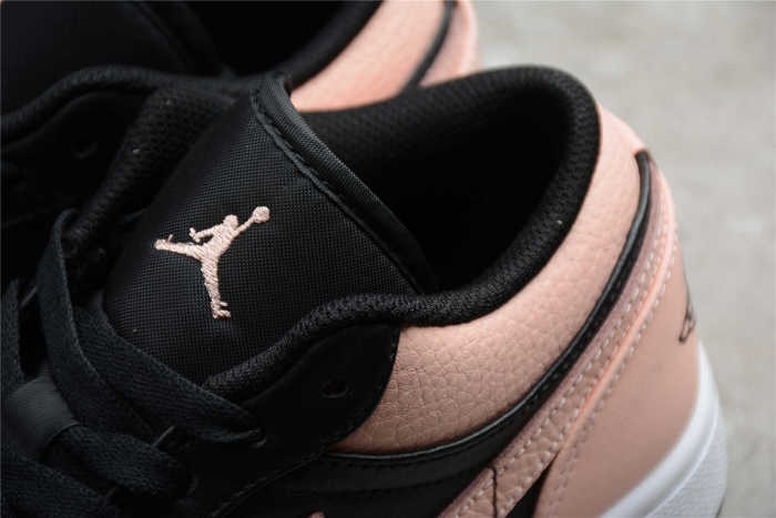 Air Jordan 1 Low “Crimson Tint” Black Pink 553558-034