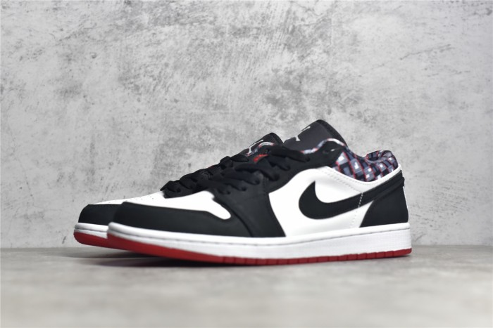 Air Jordan 1 Low  Quai 54  Black White DM0095-106