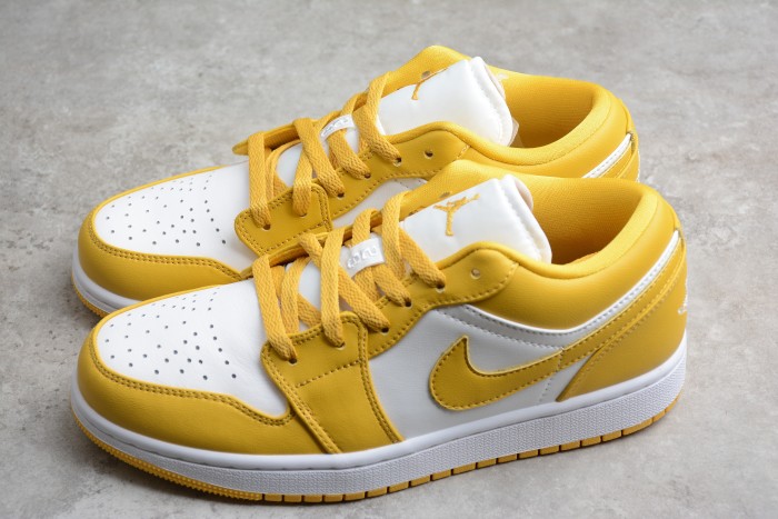 Air Jordan 1 Low 'Pollen' White Yellow 553560-171