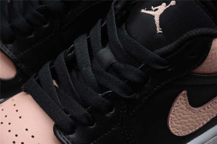 Air Jordan 1 Low “Crimson Tint” Black Pink 553558-034