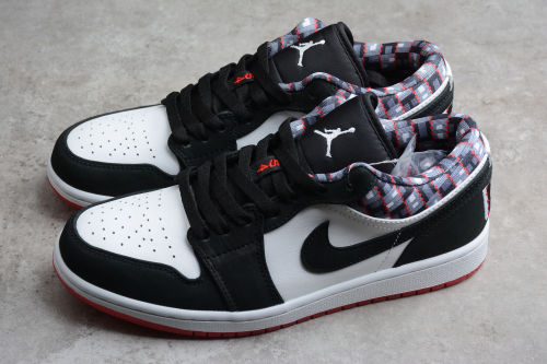 Air Jordan 1 Low  Quai 54  Black White DM0095-106