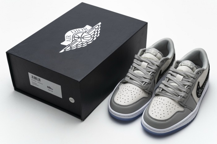 Dior x Air Jordan 1 Low Wolf Grey CN8608-002