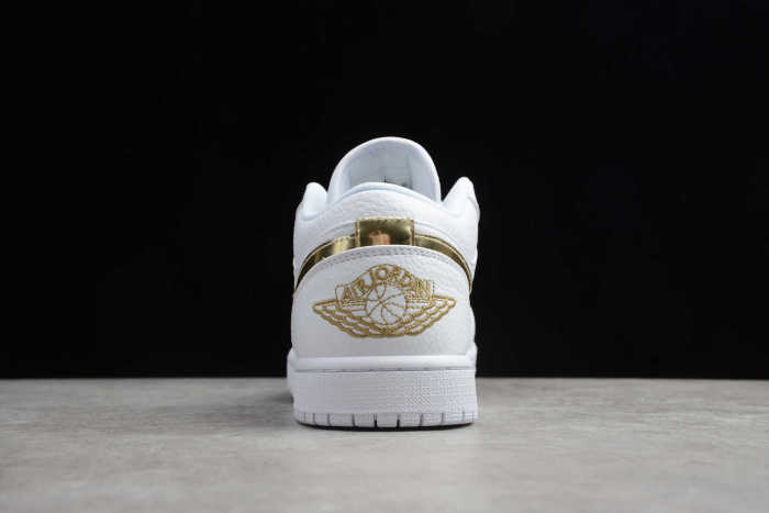 Air Jordan 1 Low White Metallic Gold CZ4776-100