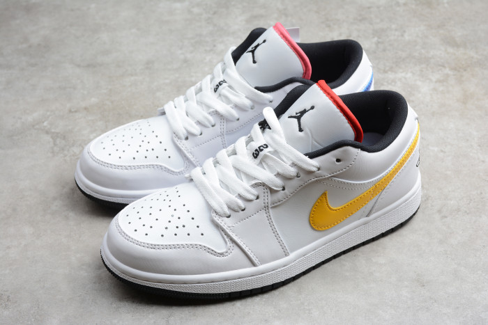Air Jordan 1 Low White Multi-Color CW7009-100