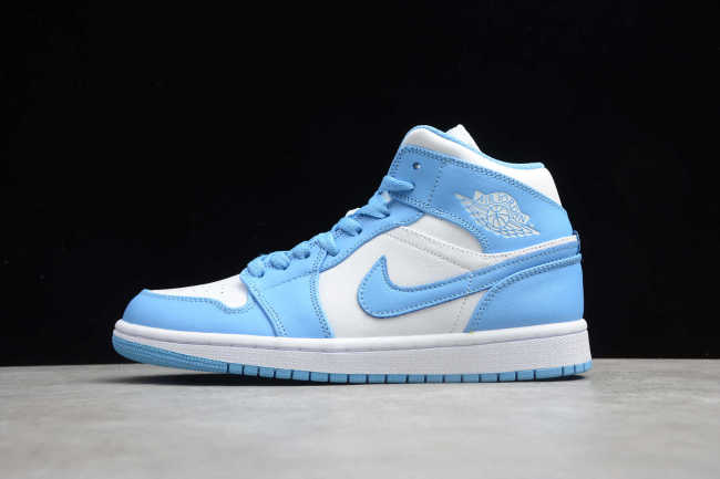 Air Jordan 1 Mid 'UNC' 554724-106