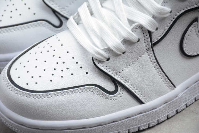 Air Jordan 1 Mid Iridescent Reflective CK6587-100