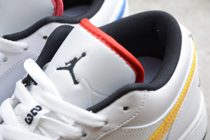 Air Jordan 1 Low White Multi-Color CW7009-100