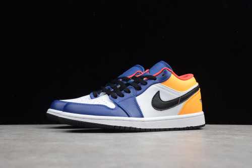 Air Jordan 1 Low 'White Deep Royal Blue' 553558-123