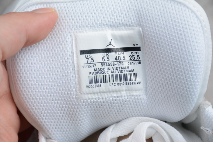 Air Jordan 1 Low White Pure Platinum 553558-170