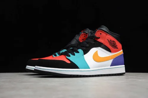 Air Jordan 1 Mid Multi-Color 554724-125