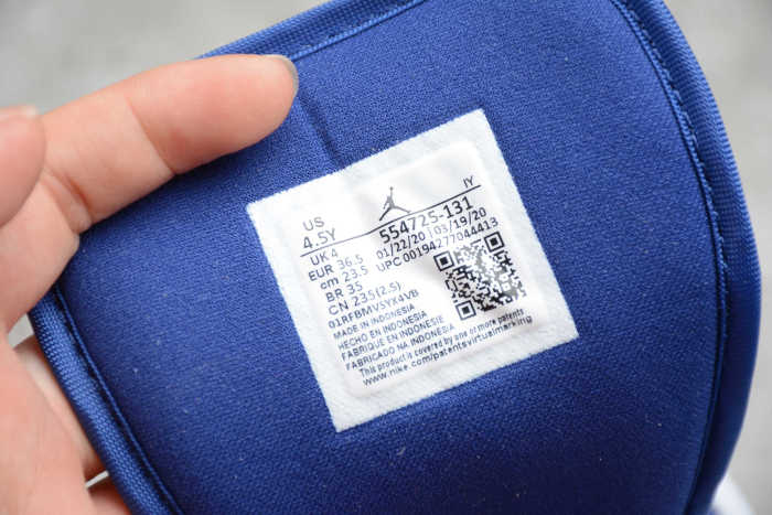 Air Jordan 1 Mid White Laser Orange Deep Royal Blue 554725-131