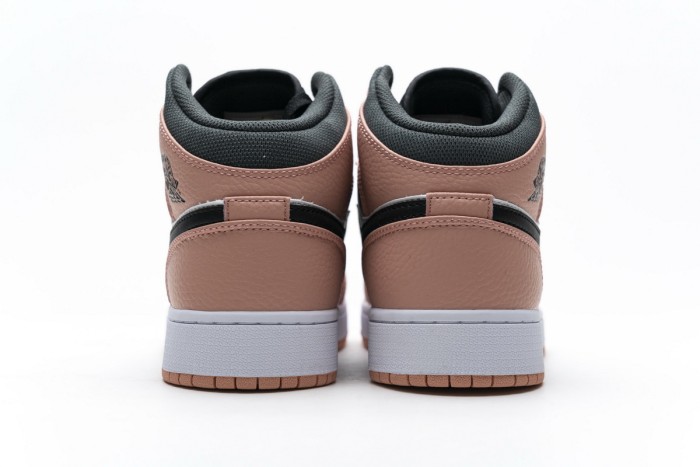 Air Jordan 1 Mid Pink Quartz 555112-603