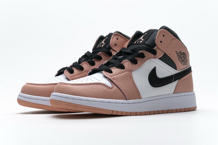Air Jordan 1 Mid Pink Quartz 555112-603
