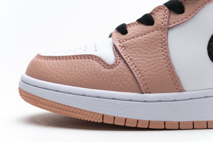 Air Jordan 1 Mid Pink Quartz 555112-603