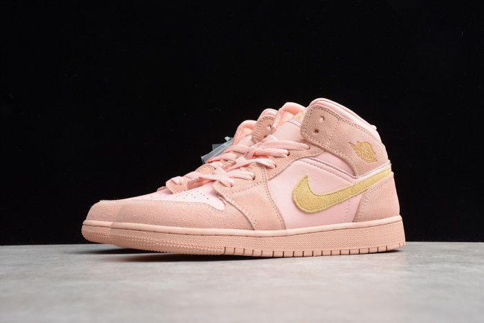 Air Jordan 1 Mid Coral Gold 852542-600