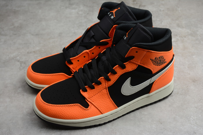 Air Jordan 1 Mid Black Cone 554724-062