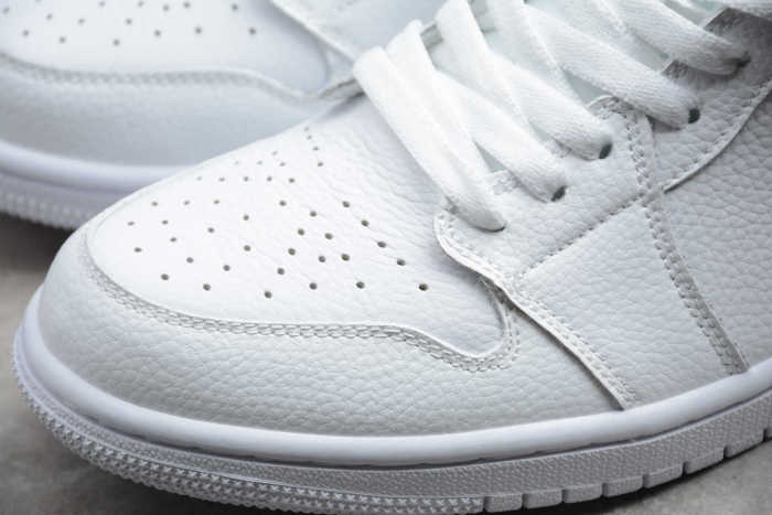 Air Jordan 1 Mid White University Red BQ6472-106