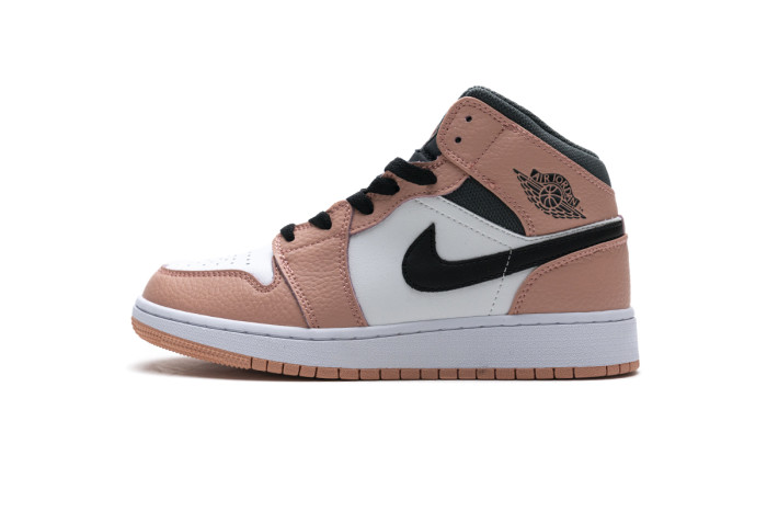 Air Jordan 1 Mid Pink Quartz 555112-603