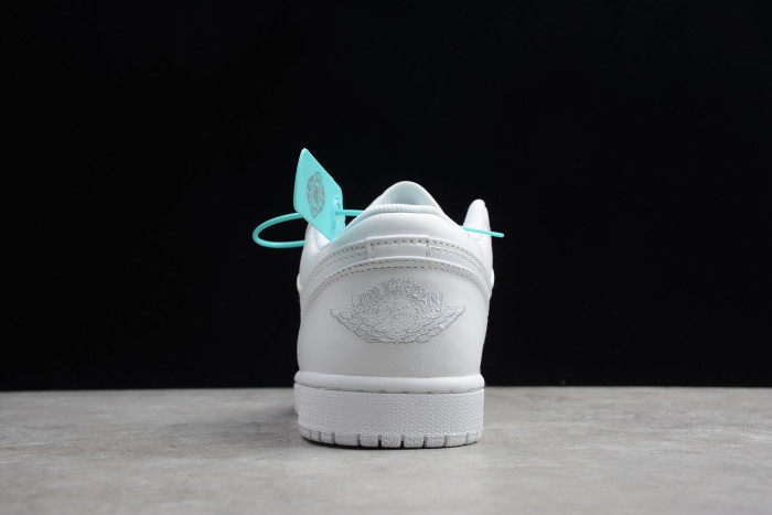 Air Jordan 1 Low White Pure Platinum 553558-170