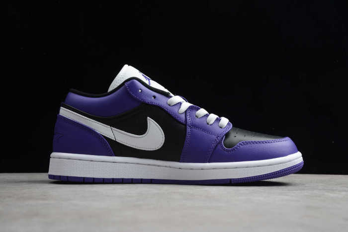 Air Jordan 1 Low 'Court Purple Black' 553558-501