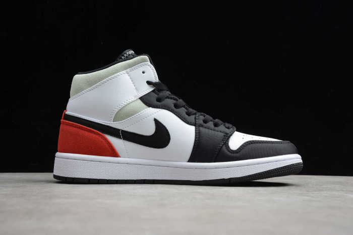 Air Jordan 1 Mid SE Union Black Toe Track Red White 852542-100