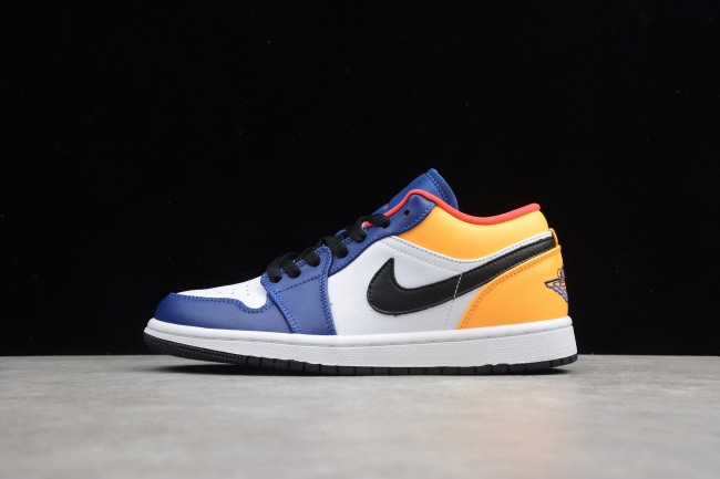Air Jordan 1 Low 'White Deep Royal Blue' 553558-123