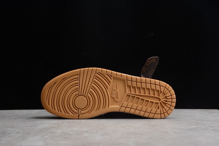 Air Jordan 1 X  L-V Brown Orange AQ0818-158