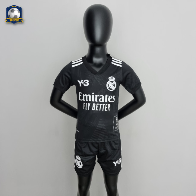 Real Madrid Y-3 Kids Jersey 21/22 Black