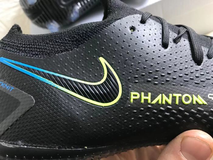 Phantom GT Elite Low FG Black Green Soccer Shoes