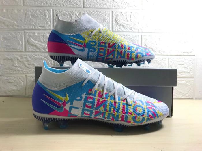 Phantom GT Elite DF FG Black/Silver/Pink Blast Soccer Shoes