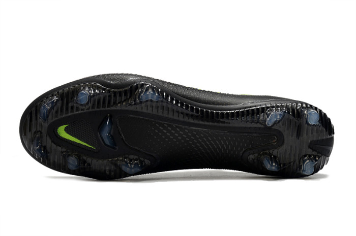 Phantom GT Elite Low FG Black Green Soccer Shoes