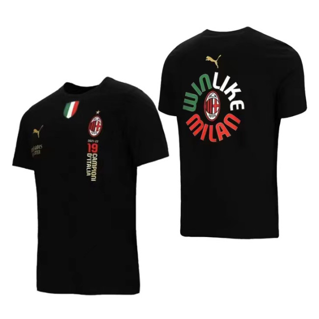 AC Milan Champions T-shirt Black