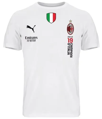 AC Milan Champions T-shirt White