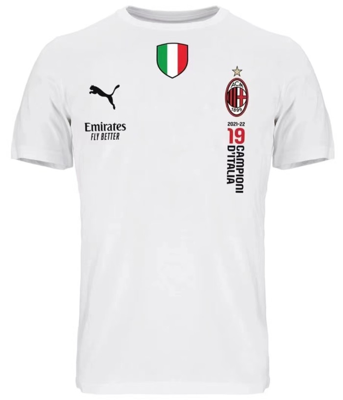 AC Milan Champions T-shirt White