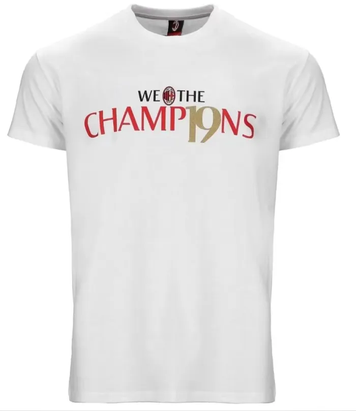 AC Milan Champions 19 T-shirt White
