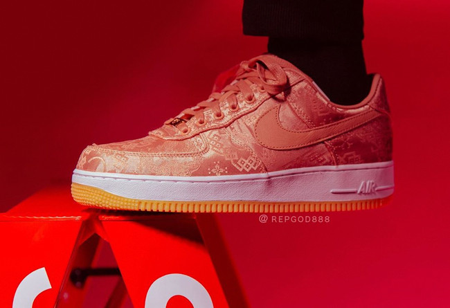 CLOT x Air Force 1 Low “Rose Gold” CJ5290-600