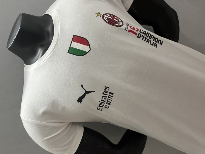 AC Milan Champions T-shirt White