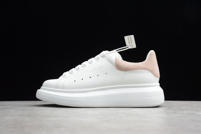 Alexander McQueen White Pink Inside Heighten Sneakers
