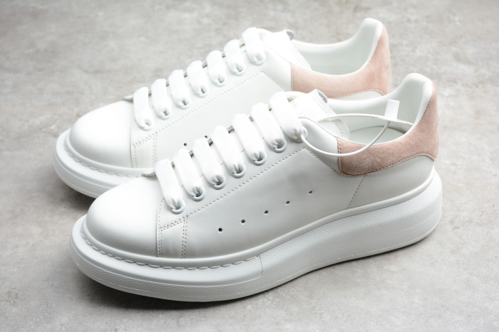Alexander McQueen White Pink Inside Heighten Sneakers