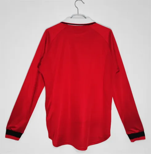 Manchester United Home Long Sleeve Retro Jersey 1999/00