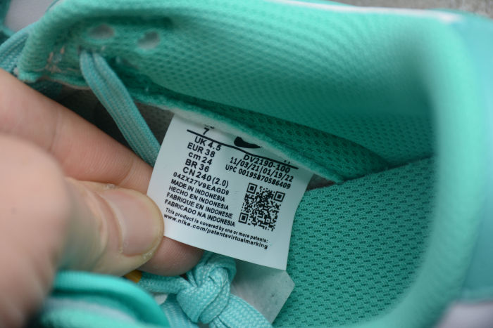 SB Dunk Low White Turquoise Green Orange 2190-100