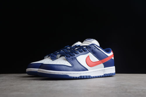 SB Dunk Low White and University Red DD1503-119