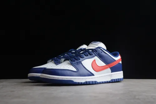 SB Dunk Low White and University Red DD1503-119