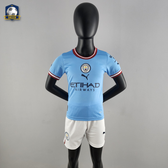 Manchester City Home Kids Jersey 22/23