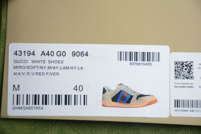 Gucci Distressed Screener sneaker