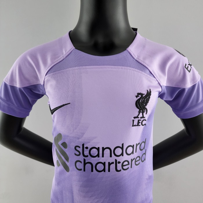 Liverpool Home Goalkeeper Kids Jersey 22/23