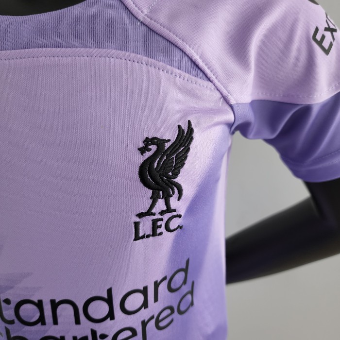 Liverpool Home Goalkeeper Kids Jersey 22/23