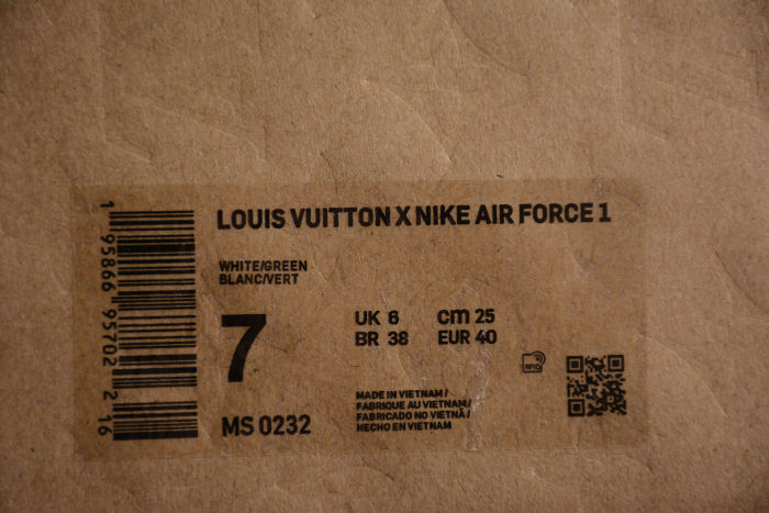 Air Force 1 L-V Low White Green MS 0232