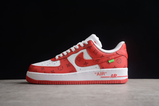 Air Force 1 L-V Low White Red LD 0232