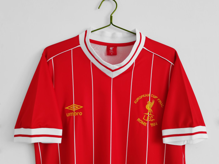 Liverpool Home Retro European Cup finals Jersey 81/84